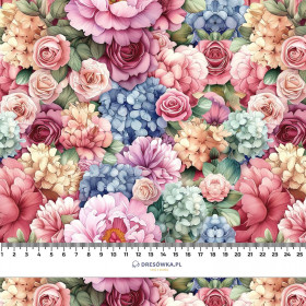 FLOWERS PAT. 3 - looped knit fabric