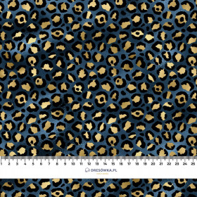 LEOPARD / SPOTS PAT. 3 - looped knit fabric with elastane ITY