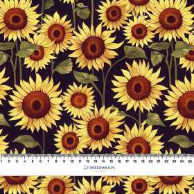 PAINTED SUNFLOWERS pat. 2 - Waterproof woven fabric