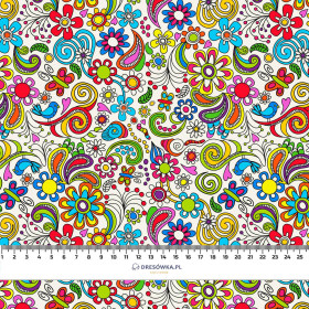 MINI KASHUBIAN FOLKLORE - looped knit fabric