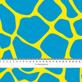 NEON SPOTS PAT. 2 - looped knit fabric