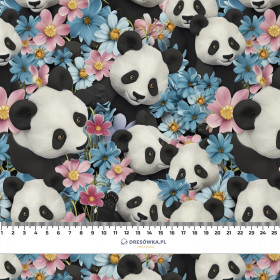PANDY / FLOWERS PAT. 4 - looped knit fabric