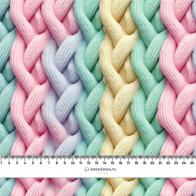 IMITATION PASTEL SWEATER PAT. 2 - looped knit fabric