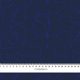 WATER WORLD (BACKGROUND) / navy - looped knit fabric with elastane ITY
