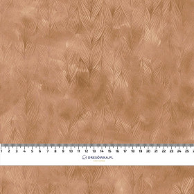 BRAID pat. 2 / modern mint (SNOW LEOPARDS) - looped knit fabric
