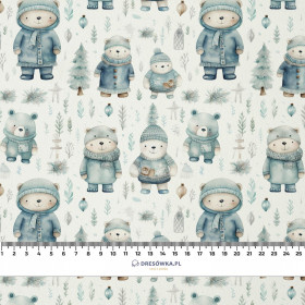 WATERCOLOR WINTER PAT. 4 - Waterproof woven fabric