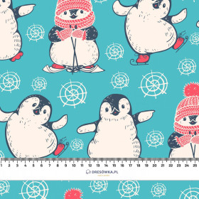 WINTER PENGUINS - Waterproof woven fabric