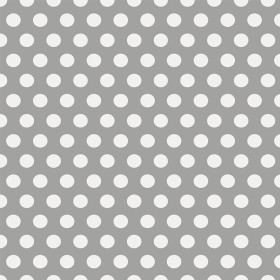 WHITE DOTS / grey 