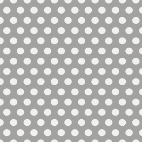 WHITE DOTS / grey 