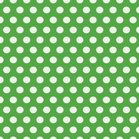 WHITE DOTS / green 