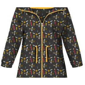 KIDS PARKA (ARIEL) - MAGIC MIX PAT. 5 (MAGIC SCHOOL) / graphite - softshell