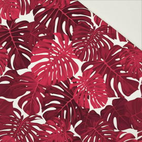 MONSTERA 2.0 / viva magenta - Cotton drill