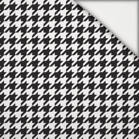 BLACK HOUNDSTOOTH / WHITE - light brushed knitwear