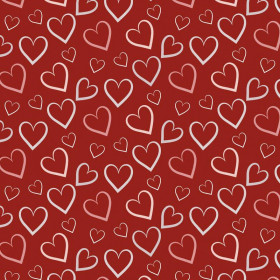 HEARTS (CONTOUR) / red (VALENTINE'S HEARTS)