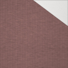 HERRINGBONE / NIGHT CALL / rose quartz - Hydrophobic brushed knit