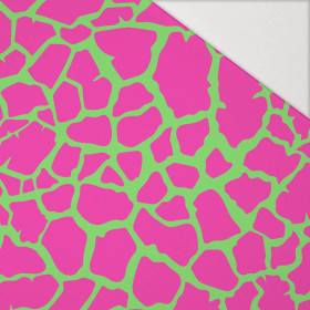 100cm NEON SPOTS PAT. 4 - Hydrophobic brushed knit