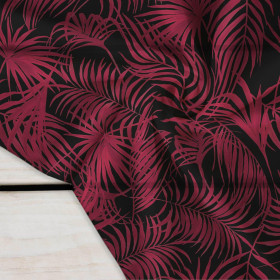 PALM LEAVES pat. 4 / viva magenta - Crepe