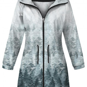 WOMEN'S PARKA (ANNA) - FORREST OMBRE (WINTER IN THE MOUNTAIN) - softshell