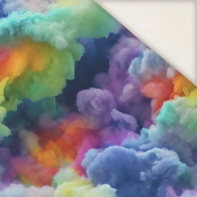 RAINBOW CLOUDS - Linen 100%