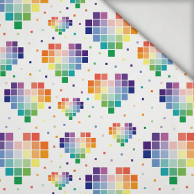 HEARTS (PIXELS) - lycra 300g