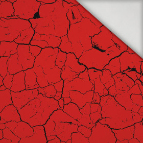 RED SCORCHED EARTH (black) - lycra 300g