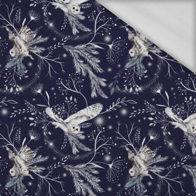 WINTER OWLS / dark blue (WINTER IN PARK) - Thermo lycra