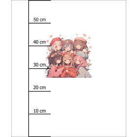 ANIME FRIENDS PAT. 2 - panel (60cm x 50cm) Waterproof woven fabric