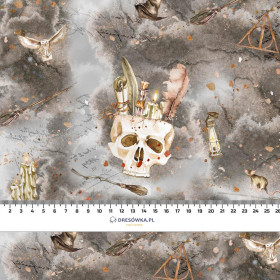 SKULL (MAGIC) - PANEL (60cm x 50cm) SINGLE JERSEY