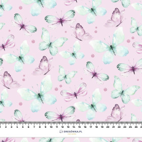 BUTTERFLIES PAT. 1 (WATER-COLOR BUTTERFLIES) - Cotton muslin