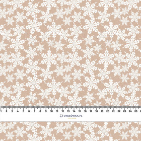 PAPER SNOWFLAKES (WHITE CHRISTMAS) - light brushed knitwear