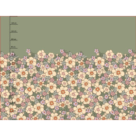 PASTEL FLOWERS PAT 2 - dress panel 