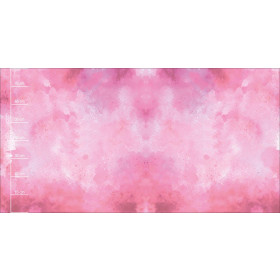 PINK SPECKS -  PANEL (80cm x 155cm) brushed knitwear with elastane ITY