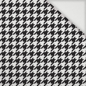 BLACK HOUNDSTOOTH / WHITE - Woven Fabric for tablecloths