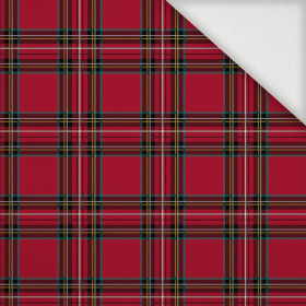 100CM CHECK PAT. 12 / red - Woven Fabric for tablecloths