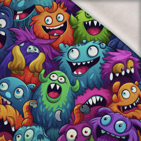 CRAZY MONSTERS PAT. 2 - brushed knitwear with elastane ITY