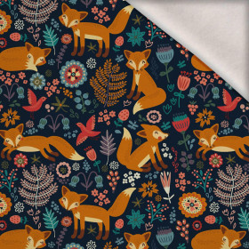 FOXES IN THE FORREST - brushed knitwear with elastane ITY