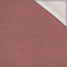 MELANGE ROSE QUARTZ - brushed knitwear with elastane ITY