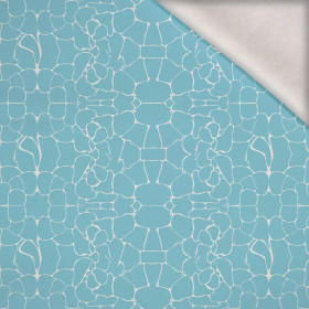 WATER WORLD (BACKGROUND) / aqua - brushed knitwear with elastane ITY