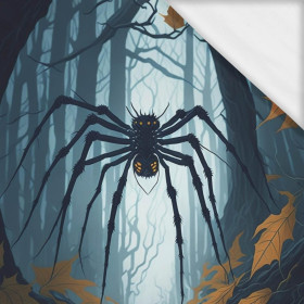 HALLOWEEN SPIDER - panel (75cm x 80cm) SINGLE JERSEY ITY