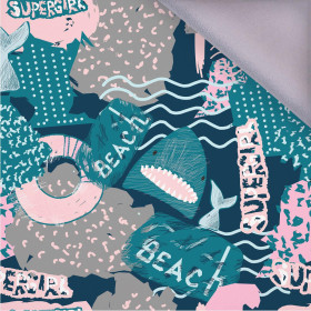 GRAFFITI SHARKS / navy - softshell