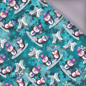 ICE SKATING PENGUINS PAT. 2 (PENGUINS) - softshell