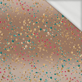 GLITTER MIX (GLITTER AUTUMN) - looped knit fabric