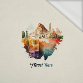 TRAVEL TIME PAT. 1 - panel (75cm x 80cm) looped knit