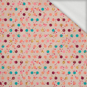 GLITTER DOTS (GLITTER AUTUMN) - looped knit fabric