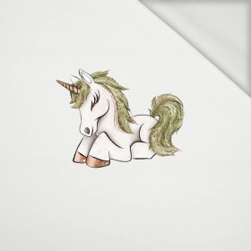 FOREST UNICORN - panel looped knit 
