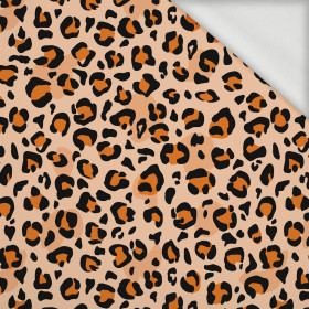 LEOPARD / SPOTS  - looped knit fabric