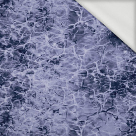 OCEAN pat. 2 (Very Peri) - looped knit fabric