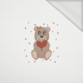 MRS. BEAR (BEARS IN LOVE) - panel looped knit 50cm x 60cm
