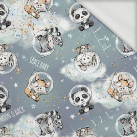 SPACE CUTIES pat. 11 (CUTIES IN THE SPACE) - looped knit fabric