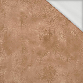 BRAID pat. 2 / modern mint (SNOW LEOPARDS) - looped knit fabric
